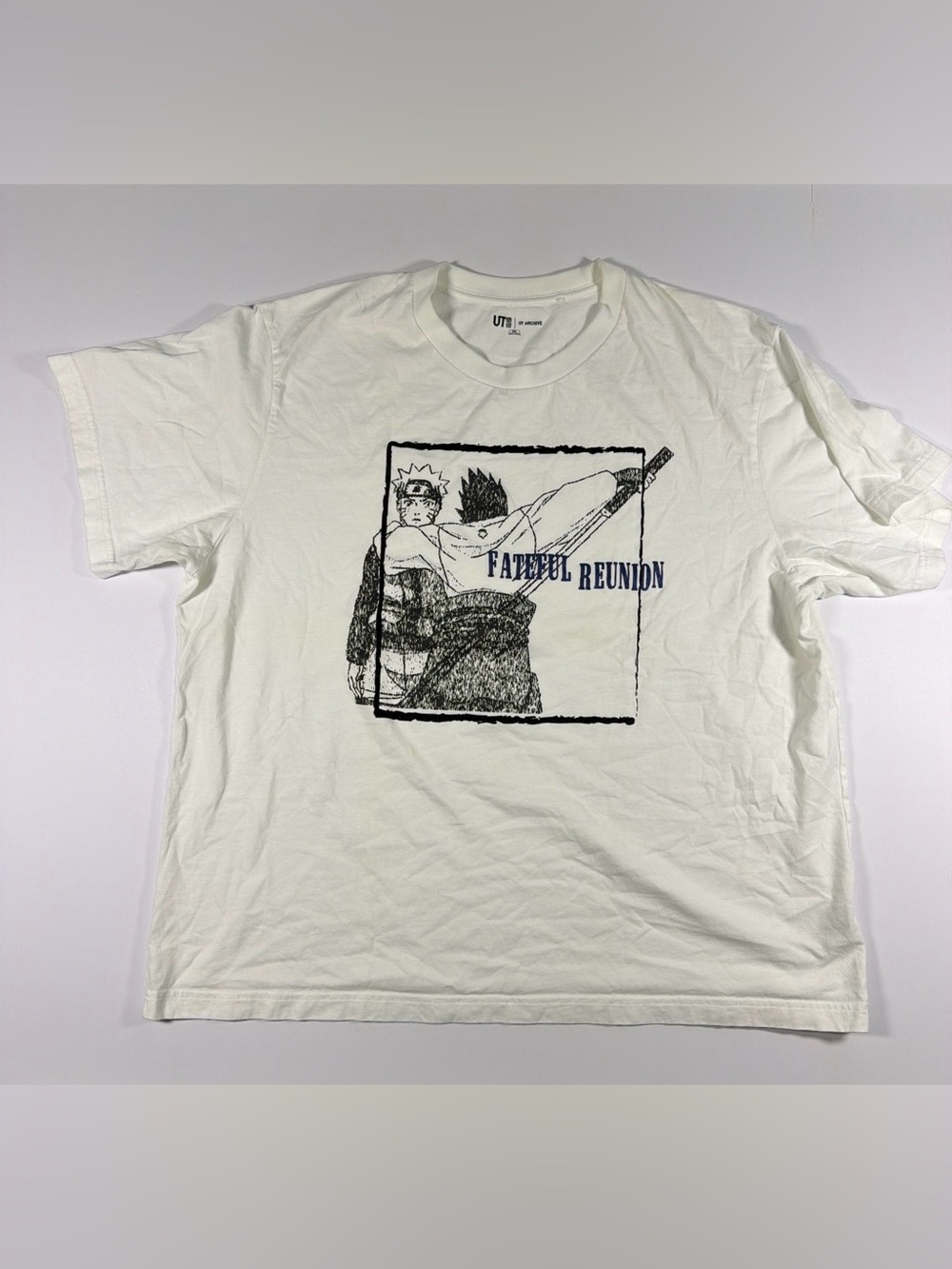 Uniqlo UT Naruto Sasuke Fateful Reunion Graphic Tee 3XL